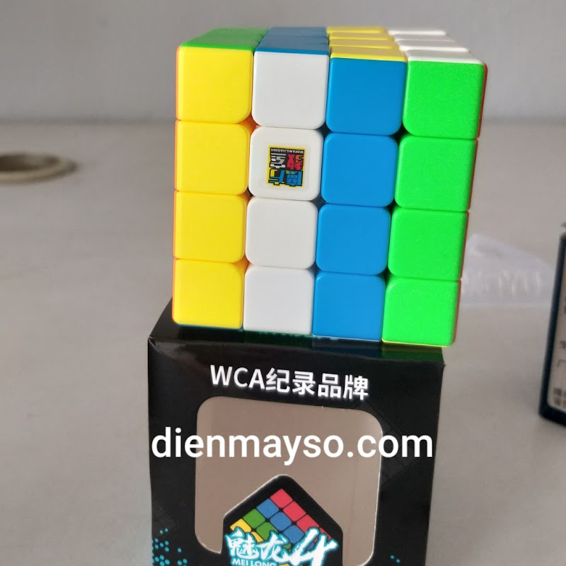 Rubik 4x4x4 Stickerless Rubic 4 tầng không viền Xoay Mượt  Lõi Cứng Cáp Bền