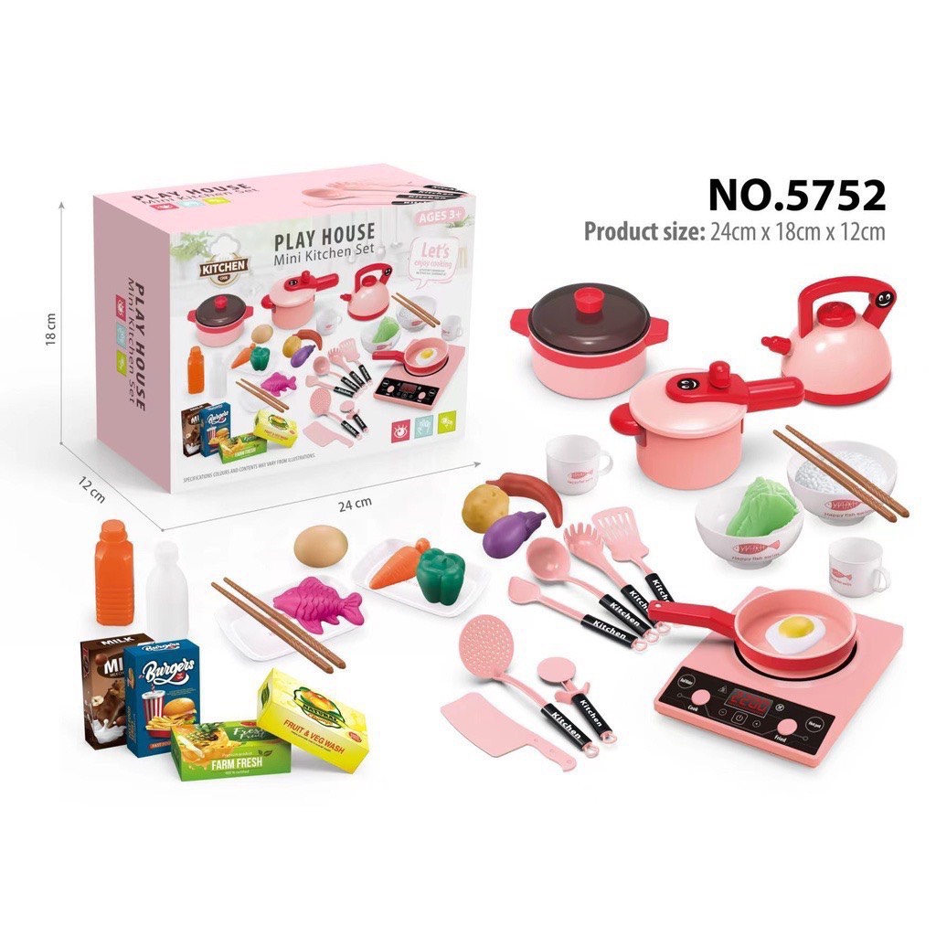 Bộ đồ chơi nấu ăn 36 món cho bé, bộ đồ chơi nấu ăn mini, bộ đồ chơi làm bếp cho bé, đồ chơi làm bếp, đồ làm bếp cho bé. chất liệu đẹp
