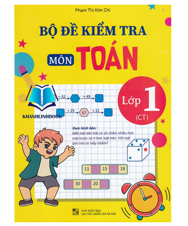 Sách - Bộ đề kiểm tra môn Toán lớp 1 (Chân trời) (QL)