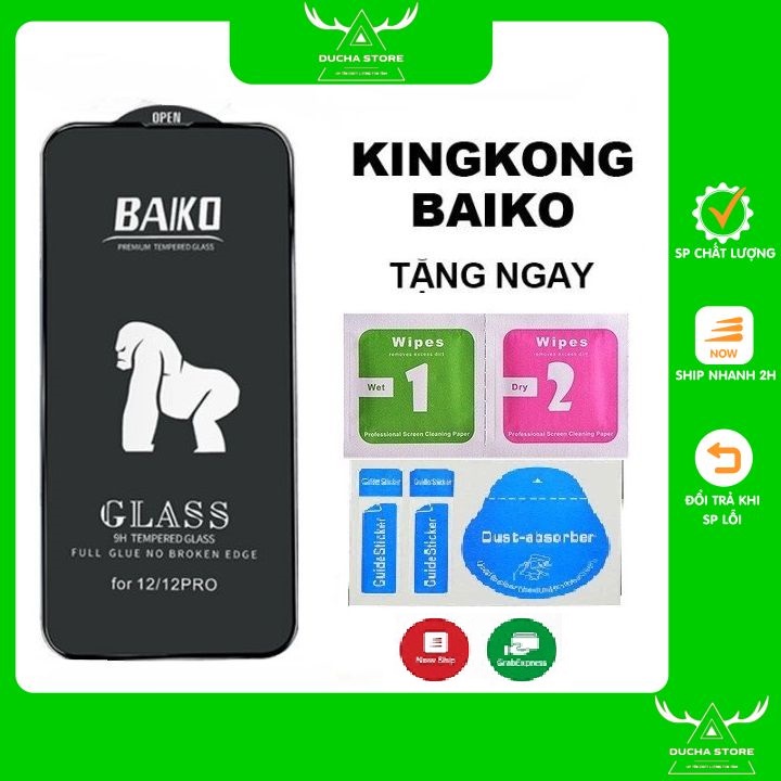 Kính Cường Lực dành cho iPhone Kingkong Baiko cao cấp