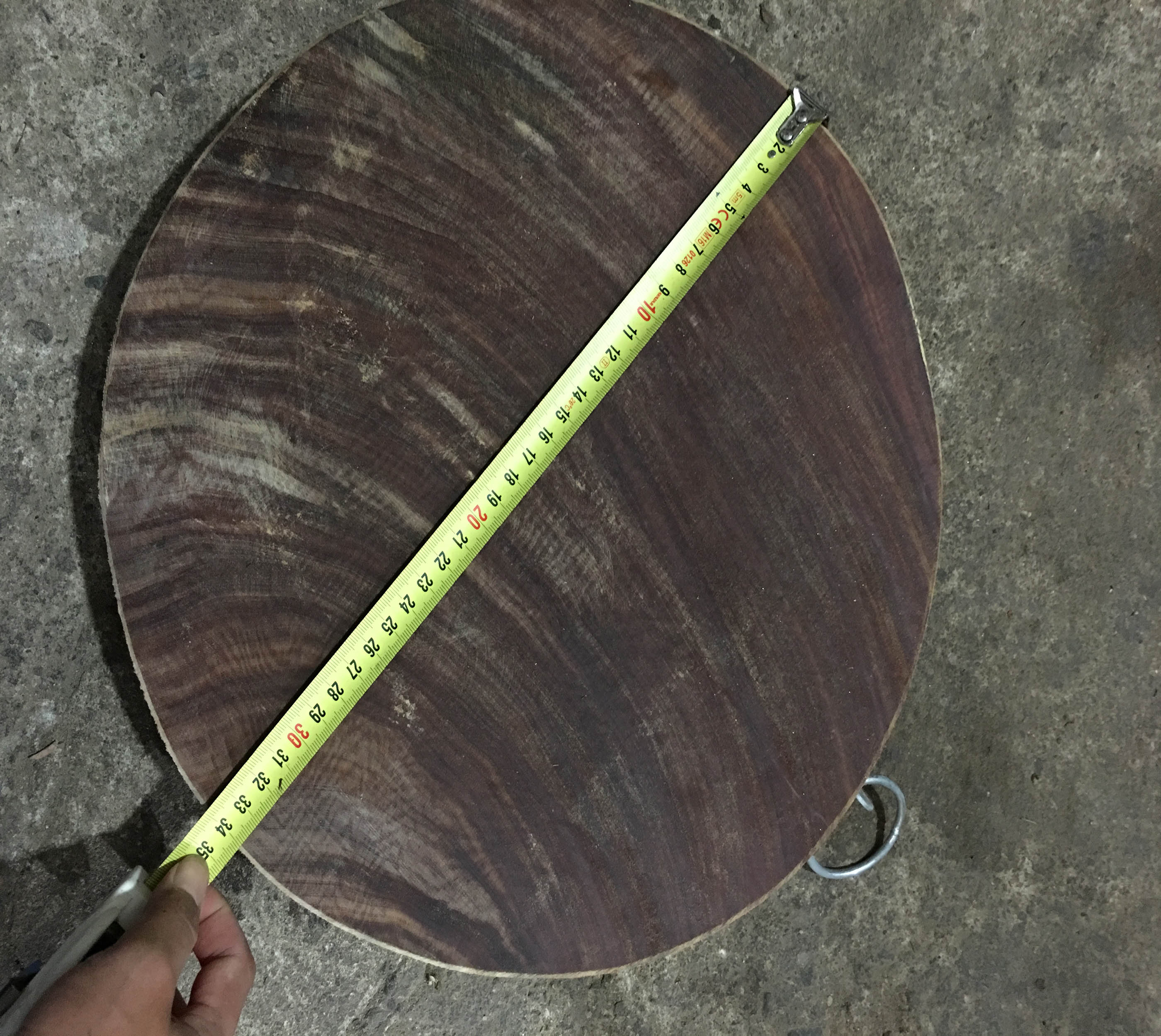 Thớt Nghiến Đá DK 35cm- Dầy 4-5cm