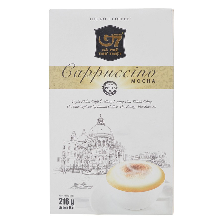 Cà phê hòa tan trung nguyên cappuccino mocha - capuchino hazelnut|mocha