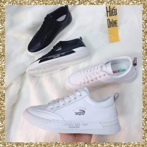 Giầy sneaker tăng chiều cao 5p.ảnh shop tự chụp .hàng có sẵn