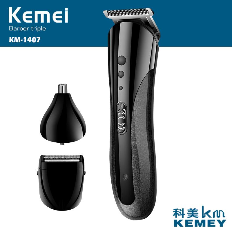 Tông đơ cắt tóc 3 in 1 kemei - 1407 làm đẹp