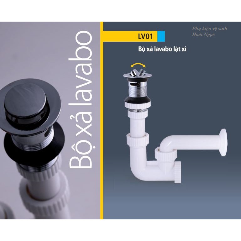Lv01 - bộ xả lavabo lật hùng anh