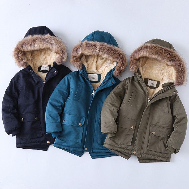 Áo parka dày ấm cho bé, áo khoác cho bé hàng Quảng Châu cao cấp