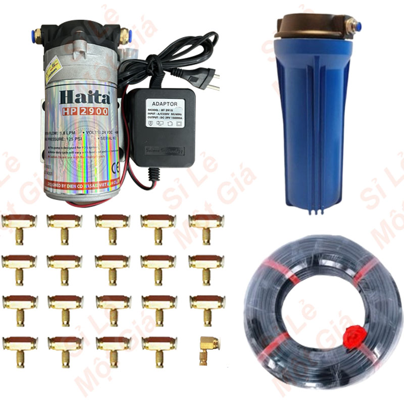 Trọn bộ hệ thống phun sương haita hp 2900 20 béc