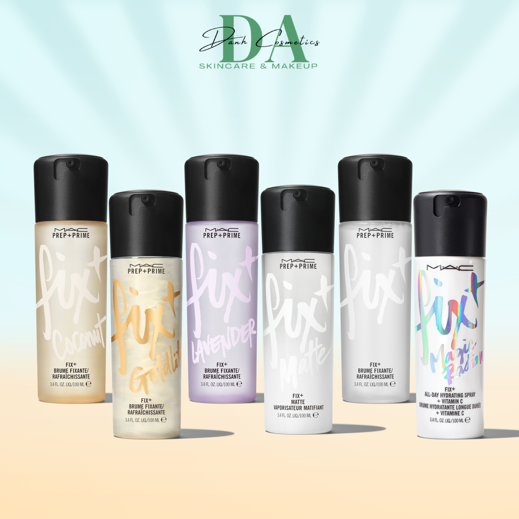 Xịt Khoáng Khóa Nền Trang Điểm Có Nhủ MAC Prep Prime Face Fix 100ml