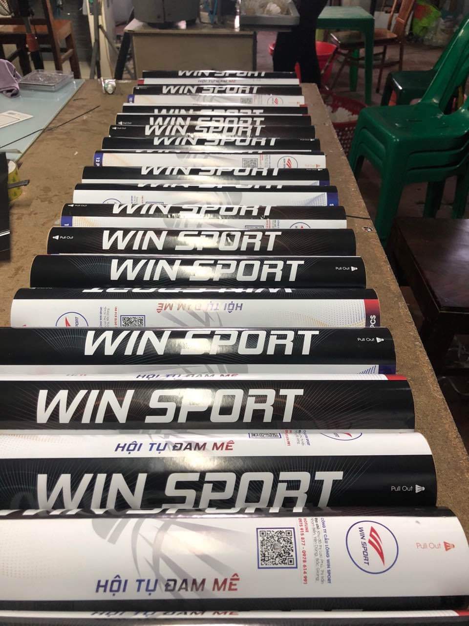 [ Siêu Rẻ ] Ống cầu lông WIN Sport 12 trái chuyên sỉ lẻ