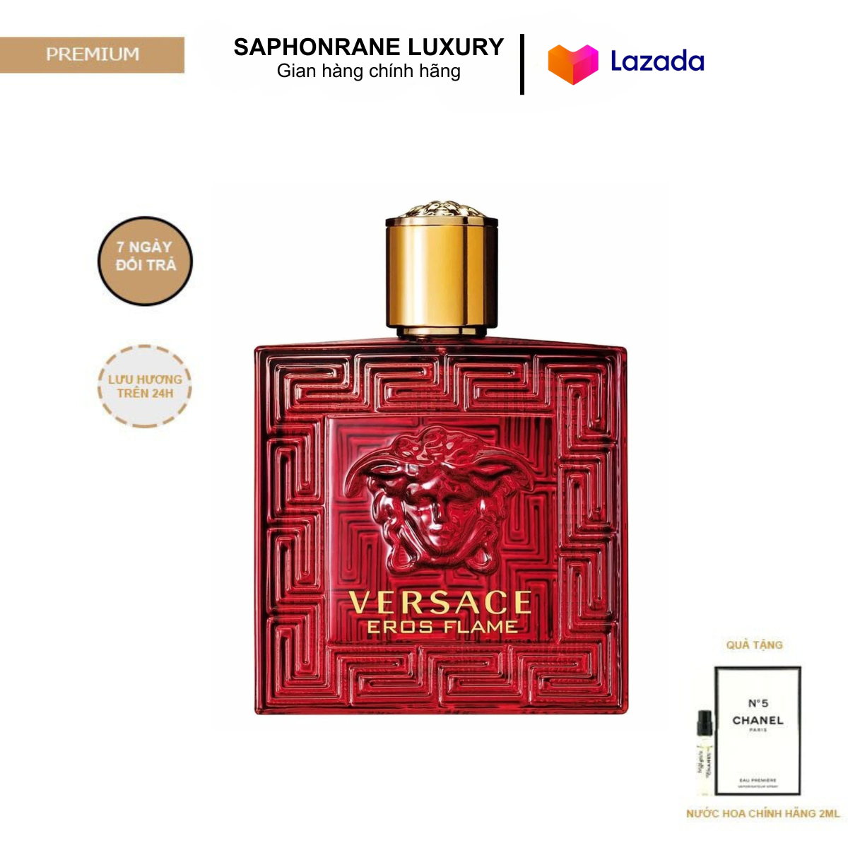 Nước hoa versace eros flame edp cho nam, 100ml - siêu hot - free ship