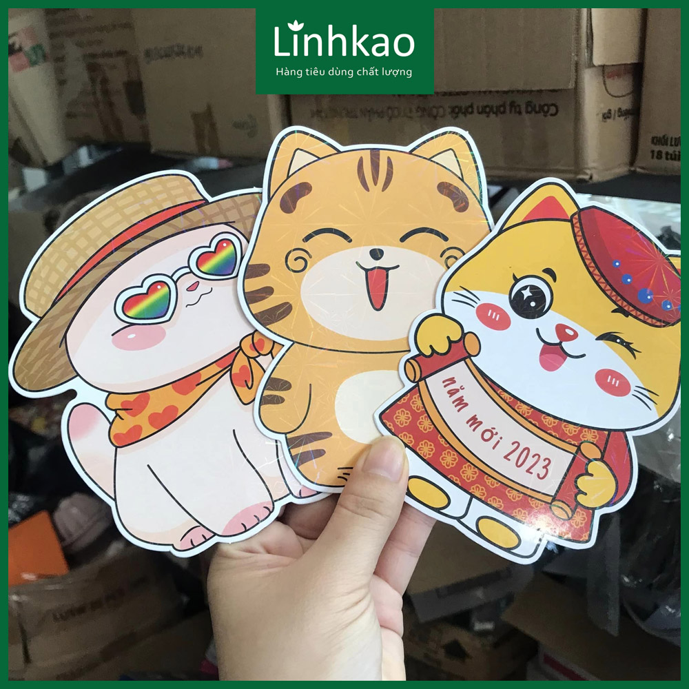 10 bao lì xì mèo xinh chibi hottrend 2023