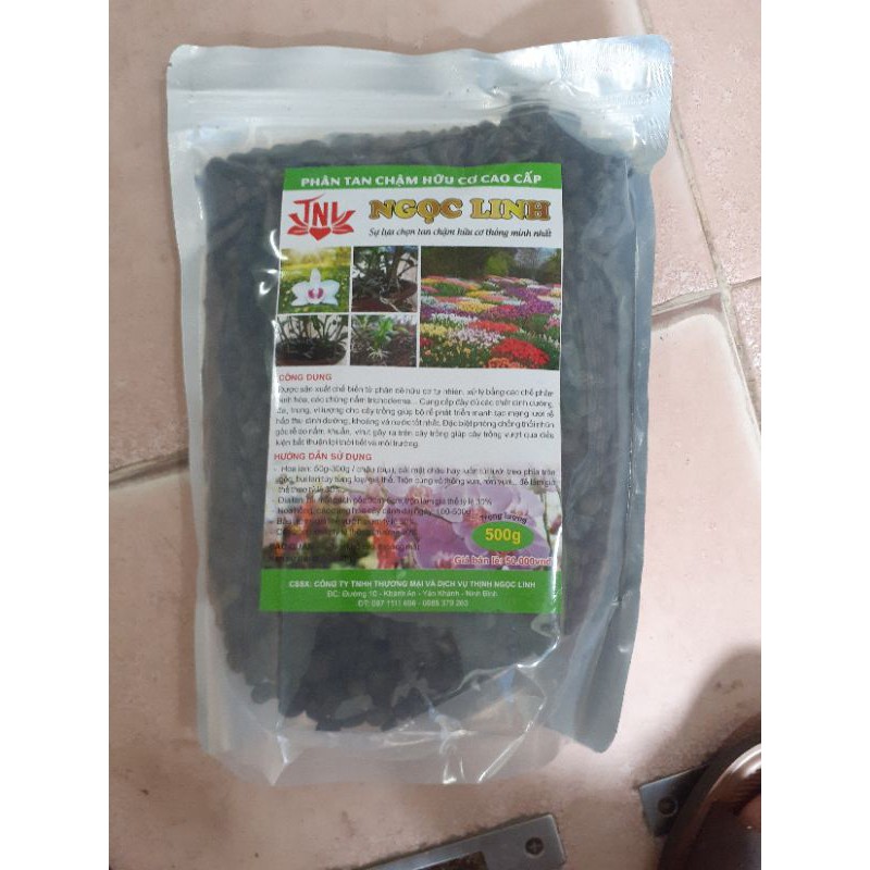 Phân tan chậm ngọc linh, gói 500gr