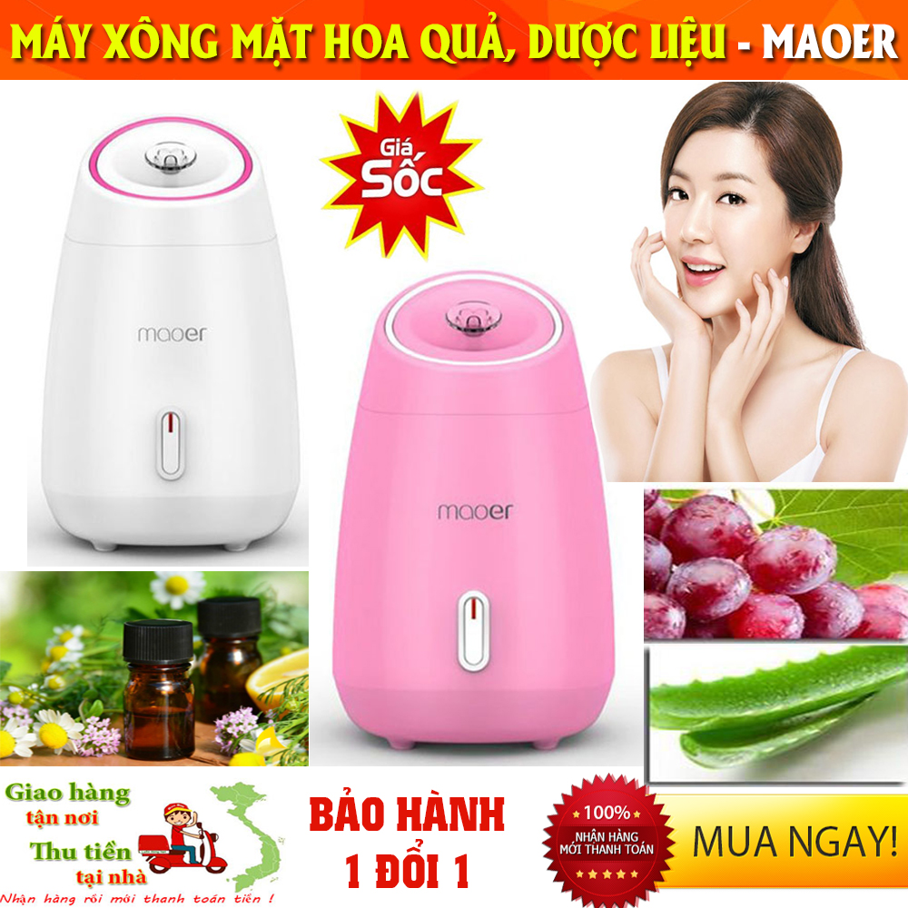 Máy Xông Mặt Maoer, May Xong Da Mat, Máy Xông Hơi Mặt, Máy Xông Hơi Mặt Mini. Máy Xông Hơi Mặt Hoa Quả Maoer giúpThải Độc Cho Da, làm sạch da mặt, Se khít lỗ chân lông, điều tiết bã nhờn, kích thích tuần hoàn máu .Bảo Hành 1 đổi 1.