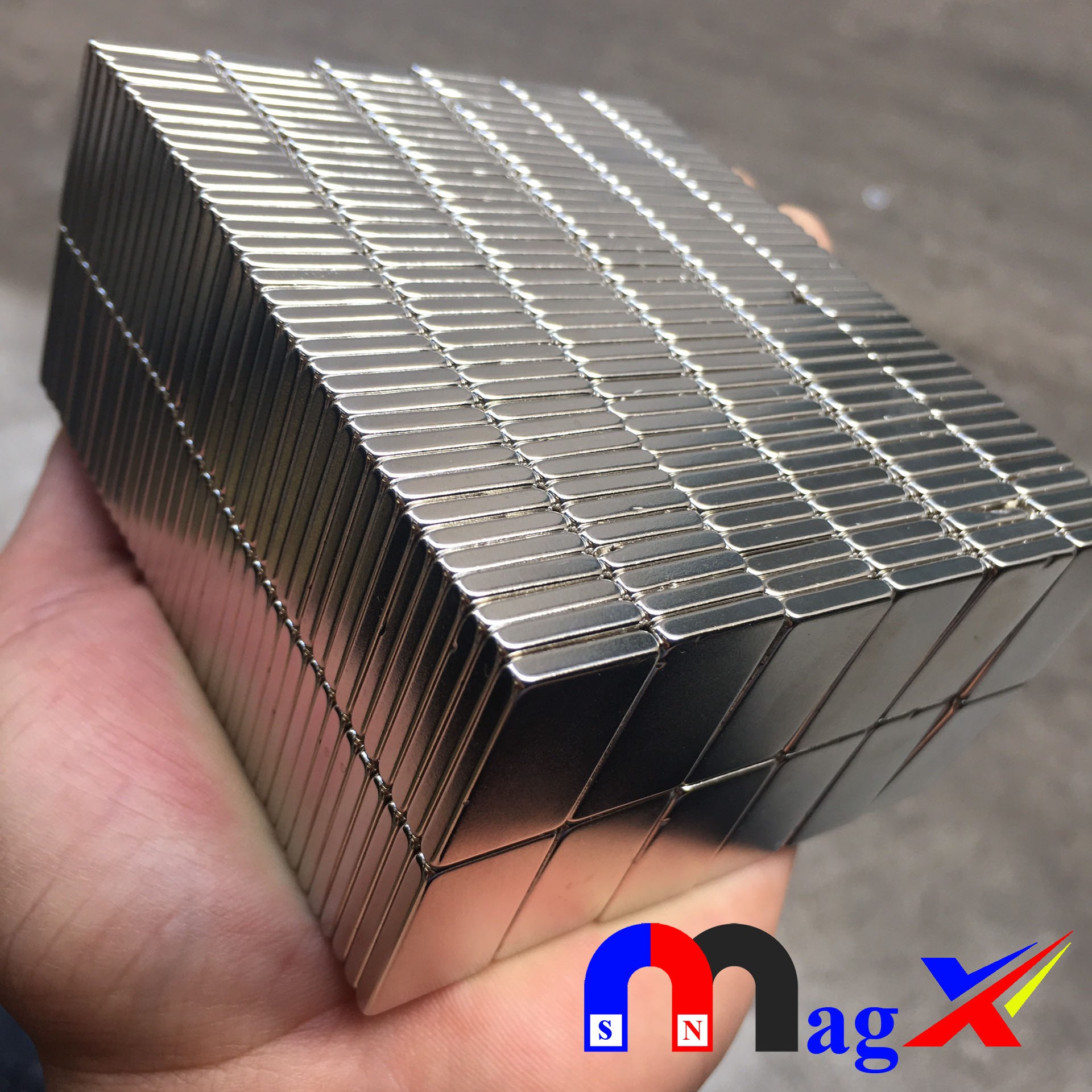 [HCM]Nam Châm Đất Hiếm HCN 23x13x3mm - Mã N35 Lực Từ Cực Mạnh - Bộ 10 Viên