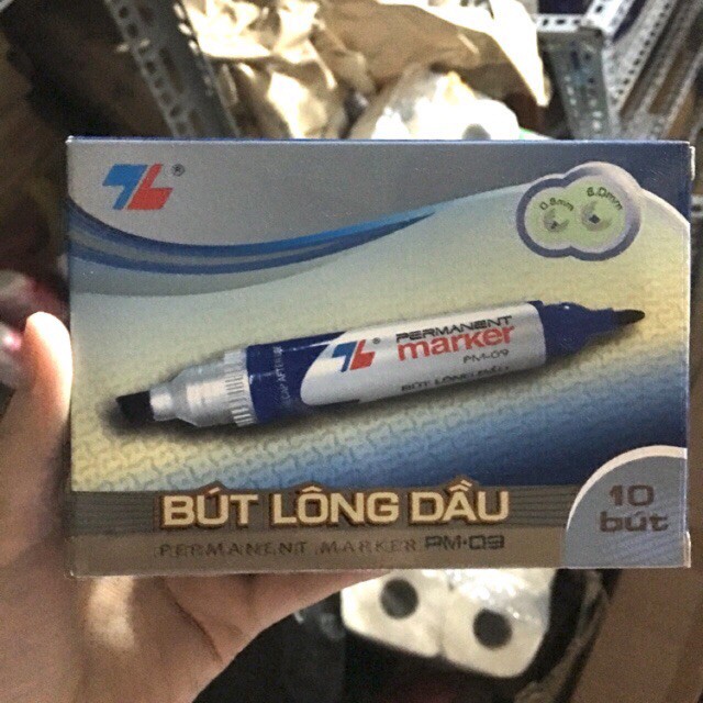 10 bút dạ dầu pm-09 thiên long - khách sỉ ib