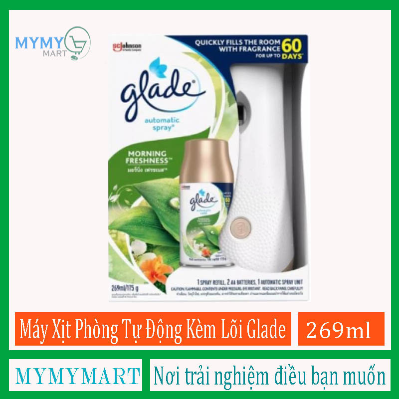 Máy xịt phòng tự động glade - hương sớm mai