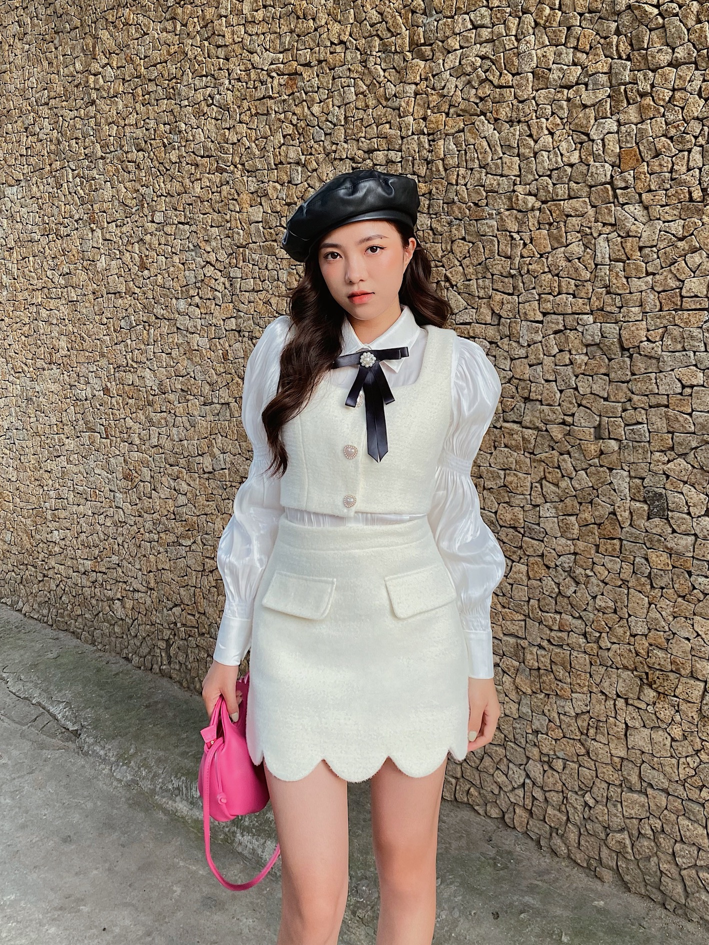 ✿ Somee studio ✿ Maika skirt ✿ Chân váy dạ lông thỏ