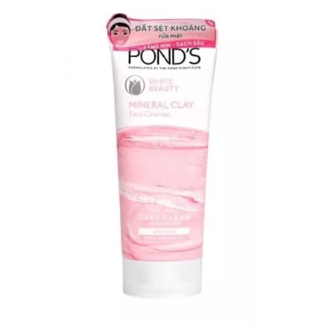 Sữa rửa mặt pond's đất sét khoáng sạch sâu sáng mịn 40g
