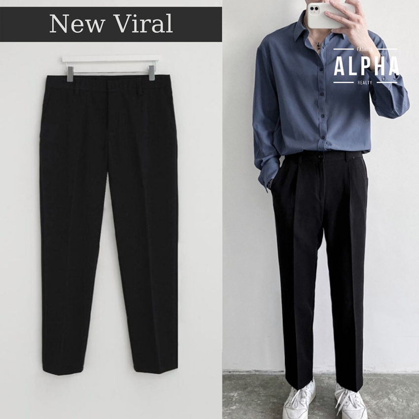 Quần baggy nam ống rộng [ GIÁ SỐC ] quần vải Hàn cao cấp, co giãn phân loại tây âu Premium thời trang, quần âu nam, quần tây nam, quần âu, quần tây, quần baggy nam