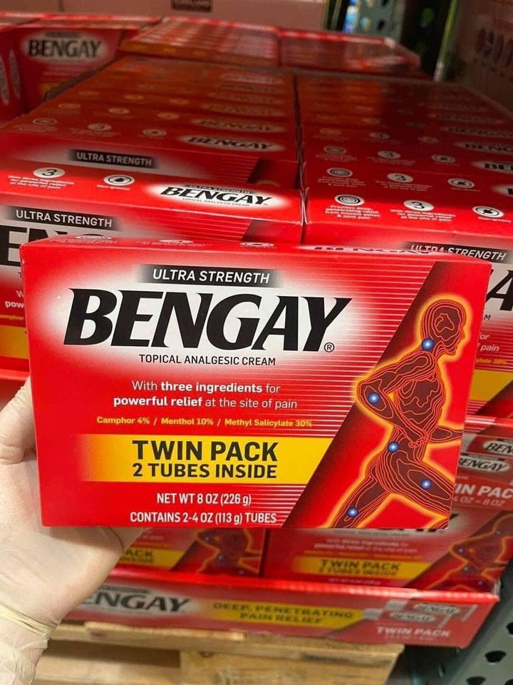 [HCM]Dầu xoa bóp BENGAY (mẫu mới) nội địa Mỹ (hộp 2 tuýp)