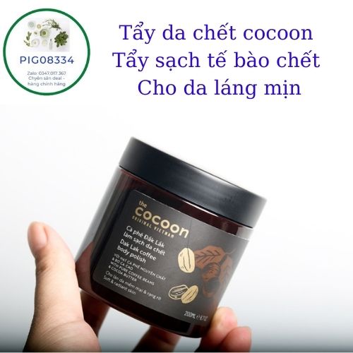 Tẩy da chết cà phê đak lak cocoon
