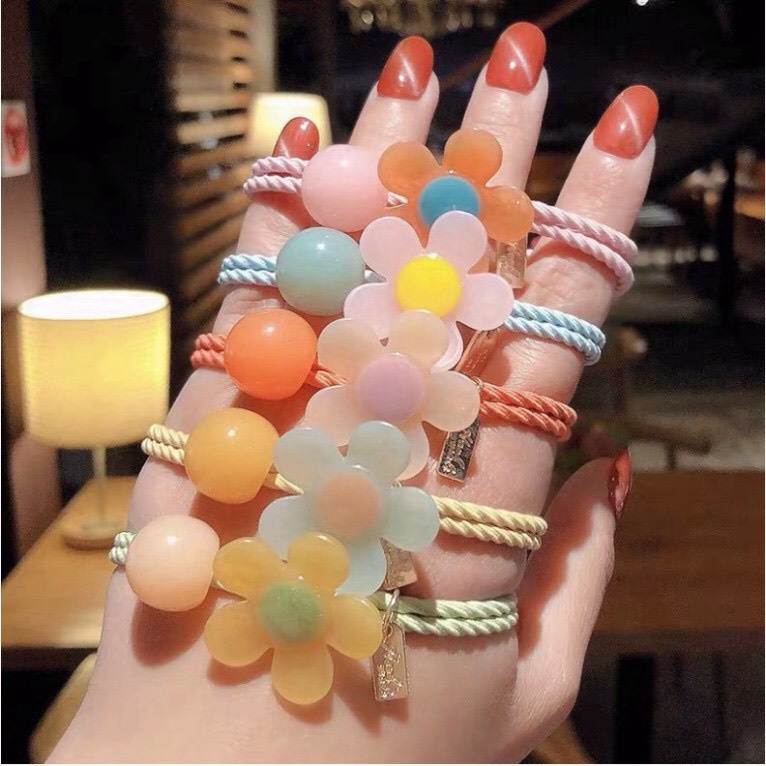 Dây buộc tóc hot trend phong cách hàn quốc pk31