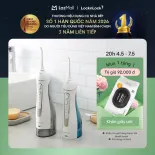 Máy tăm nước không dây LockvàLock - 4 chế độ phun, Sạc đầy dùng trong 20 ngày, phù hợp răng niềng - 2 dung tích - ENR156BLU / ENR166GRY