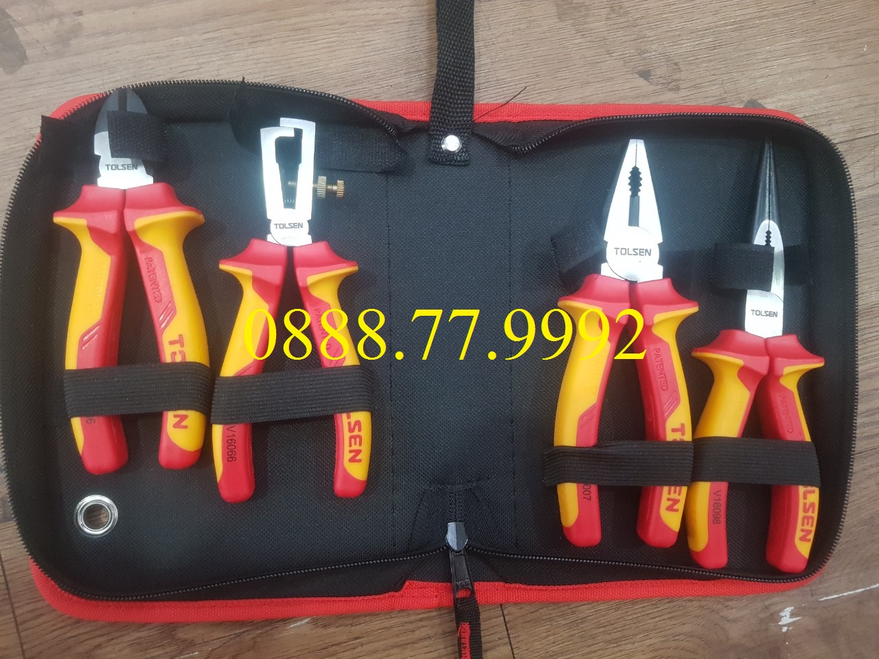 Bộ 4 kìm cắt cách điện tolsen v83204