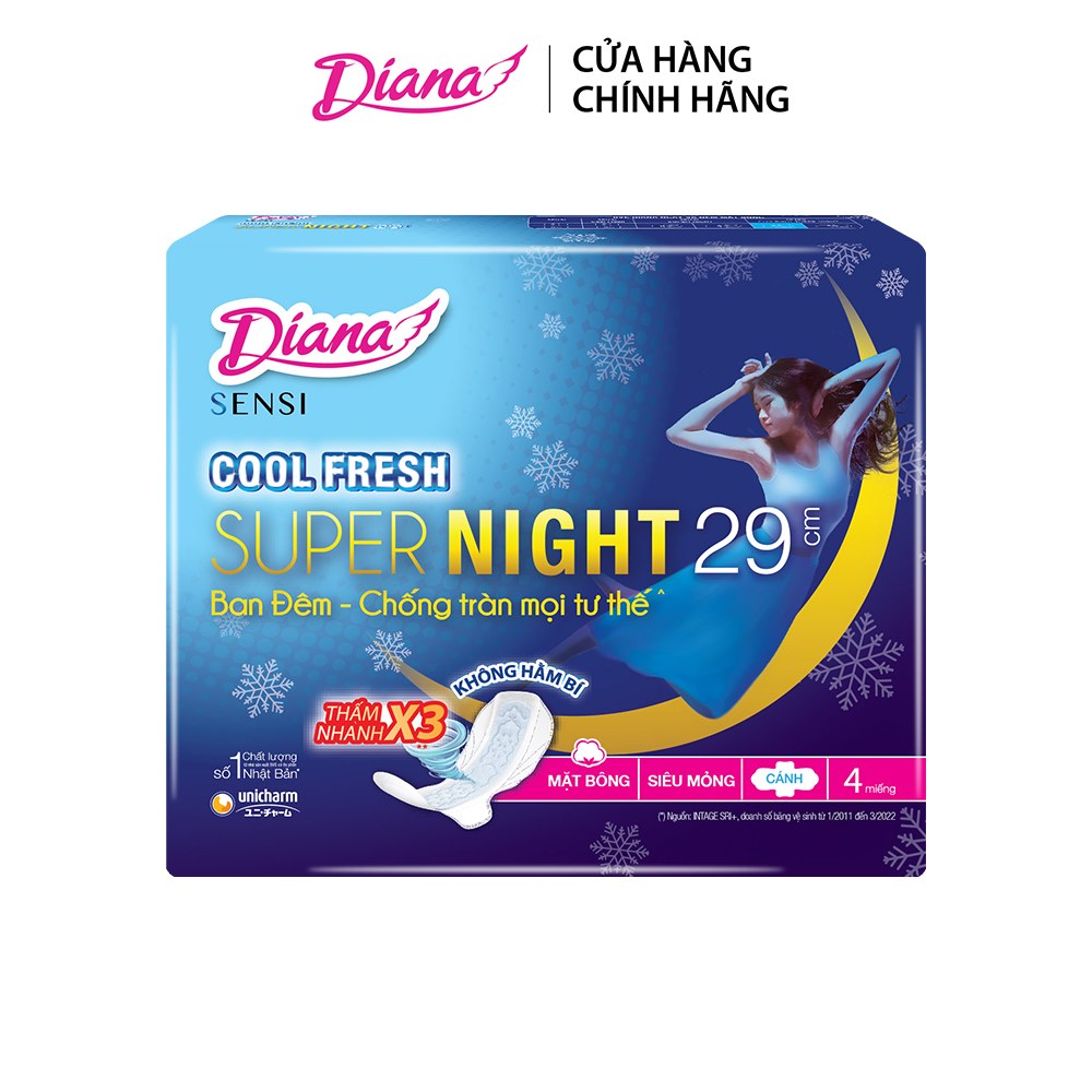 GIFT - Diana Cool Fresh Night 29cm (4 miếng/gói)