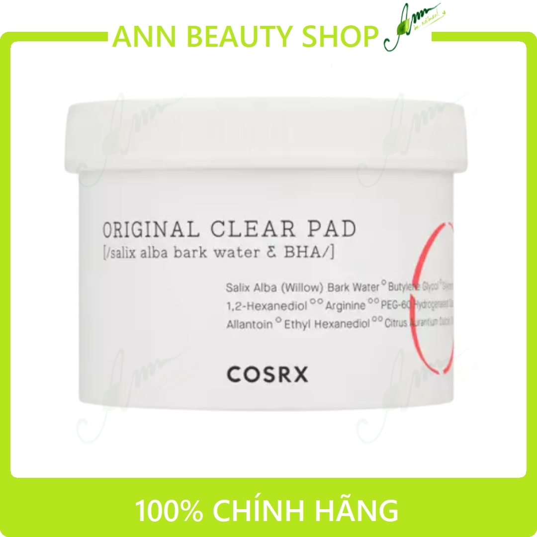 Pad Tẩy Da Chết Cosrx One Step Original Clear Pad 70 miếng (date 2023)