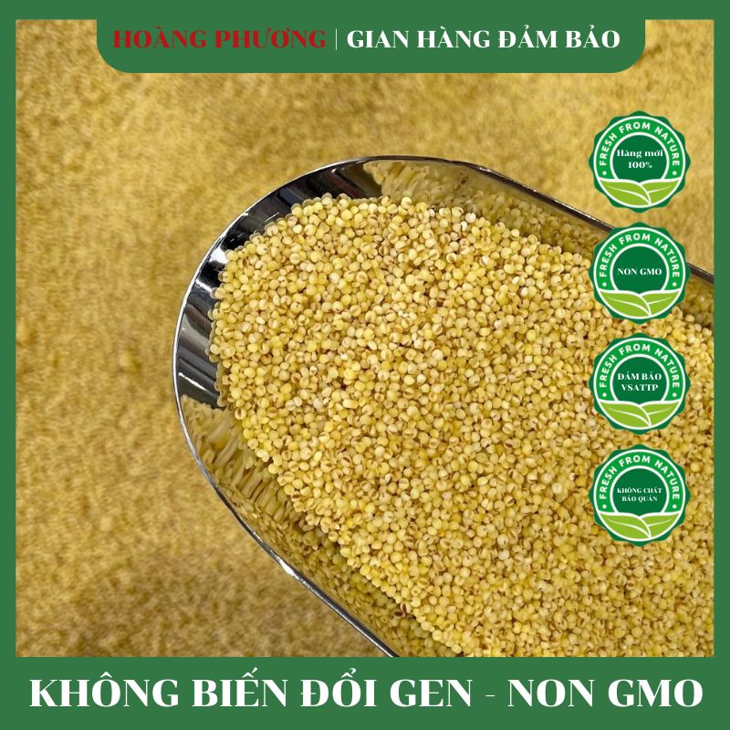 500g-100g hạt kê đã tách vỏ cho bé ăn dặm ngon dẻo nấu bánh kê chè kê cháo kê đặc sản nghệ an - kê vàng tách vỏ