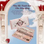Flower Knows Hộp phấn trang điểm dòng thần tình yêu dâu 14g pink Eyeshadow/Blush/Highlighter Thực tế đa năng dễ mang bên mình Strawberry Cupid Collection