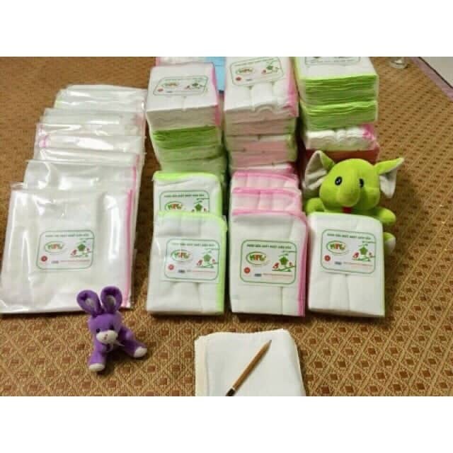 Set 10 khăn sữa mipbi xuất nhật