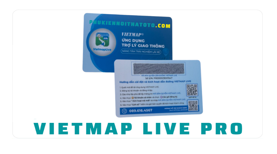 Phần mềm bản quyền vietmap live pro