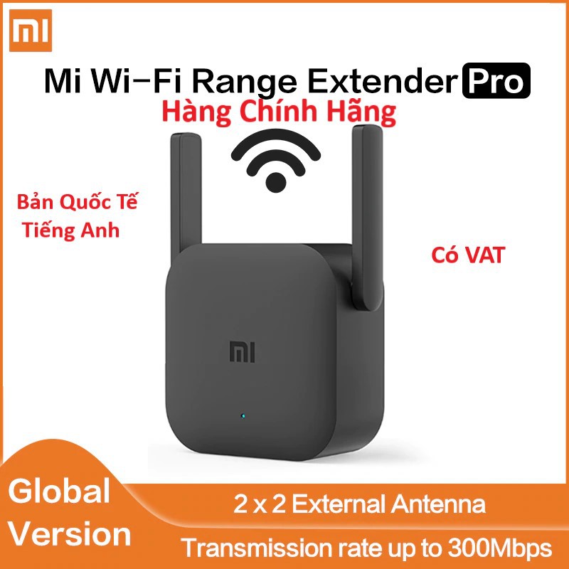 Xiaomi Kích sóng wifi, Mở rộng sóng Wifi, Tăng cường mạng Wifi -R03- Mi WiFi Repeater Pro - Mi WiFi Range Extender Pro