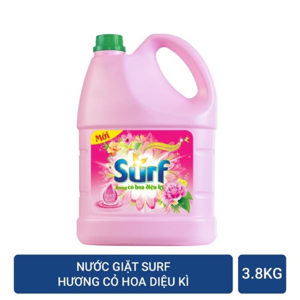 Nước giặt Surf với hương 3.8 lit