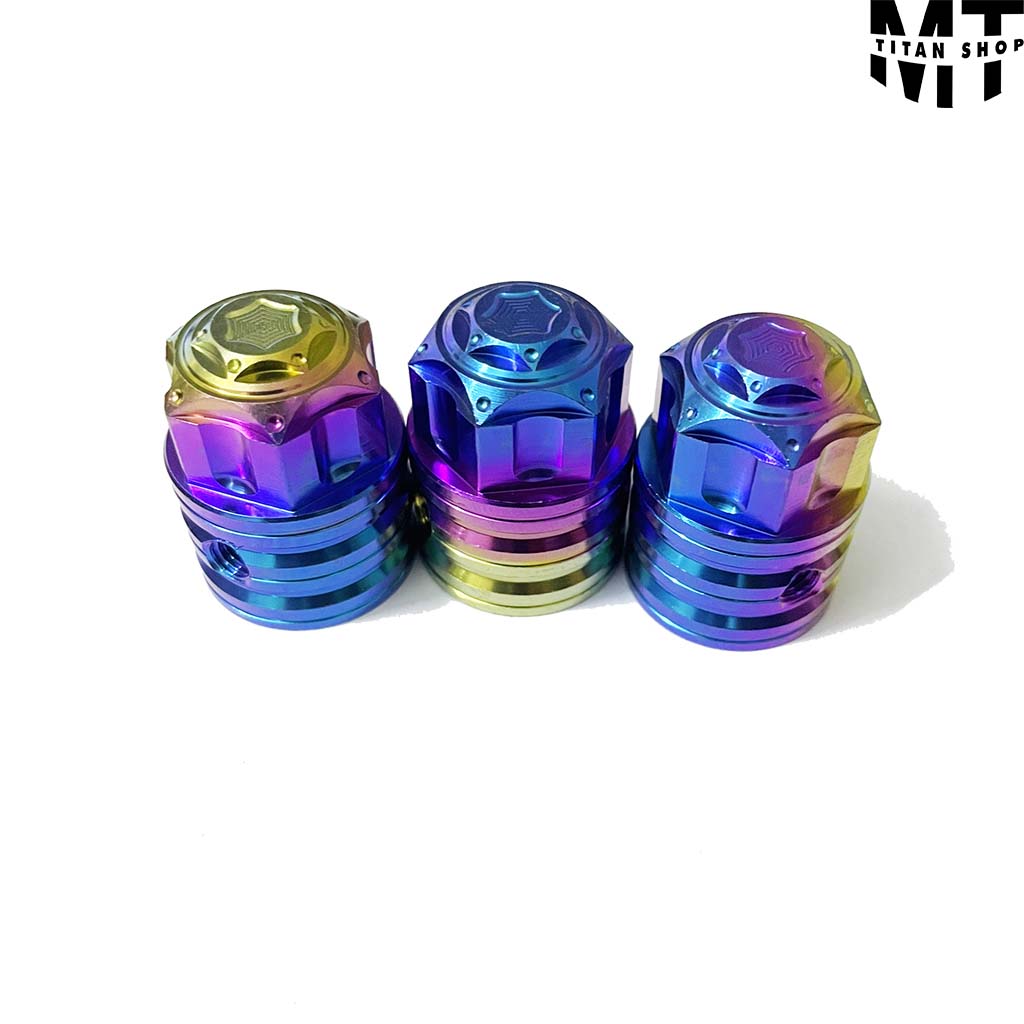 [HCM]Chụp Giò Đạp Titan Gr5 Màu Cầu Vồng Cho Các Dòng Xe Honda/Vario/Wave/Ab2020/Winner/Sonic-MTS