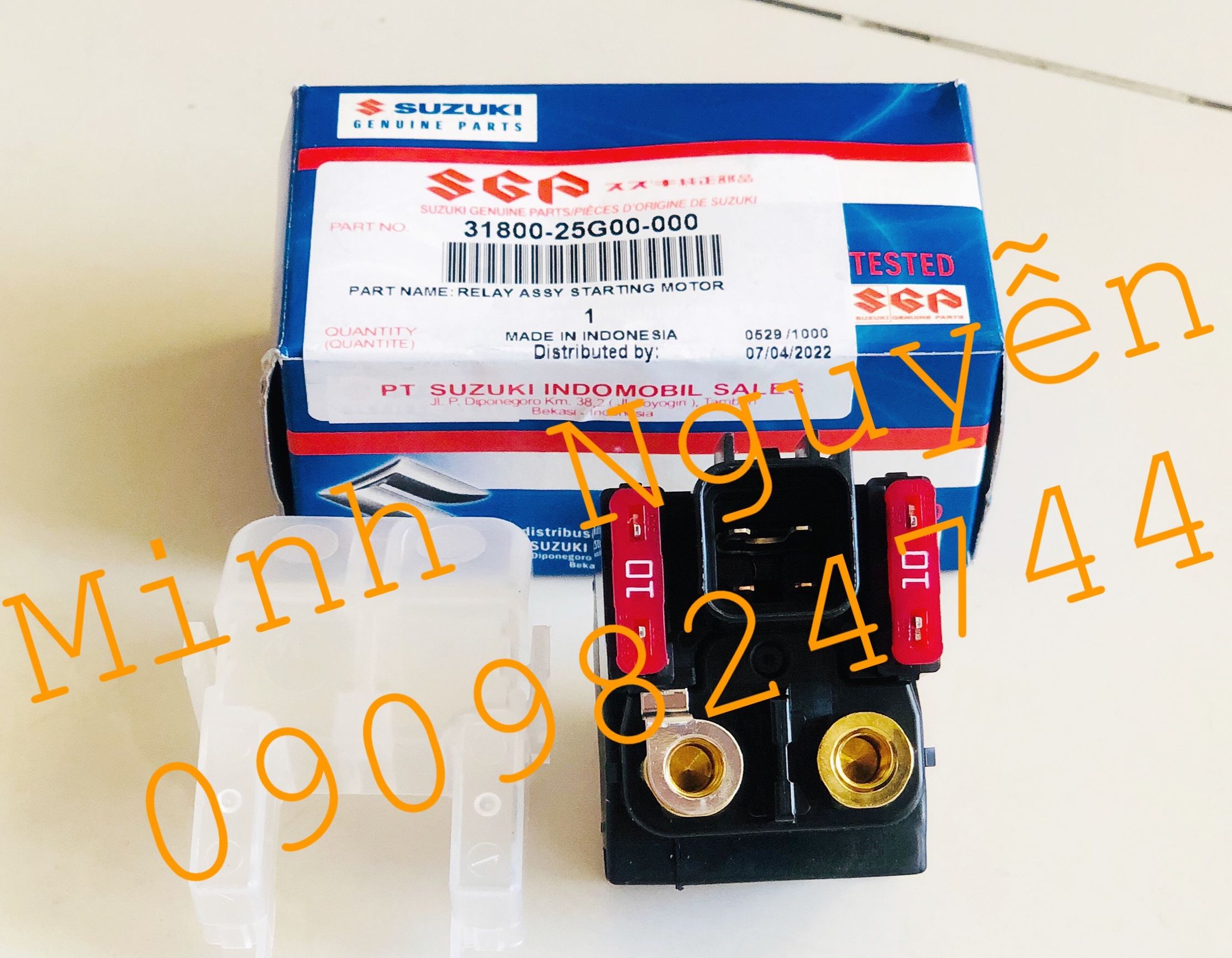 Rờ le đề Satria/ Raider fi/ Raider chính hãng suzuki