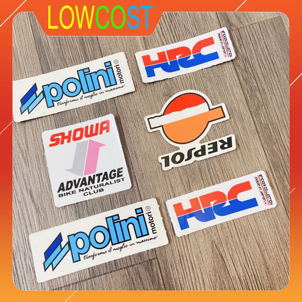 Tem logo các thương hiệu chất liệu 3 lớp chống nước