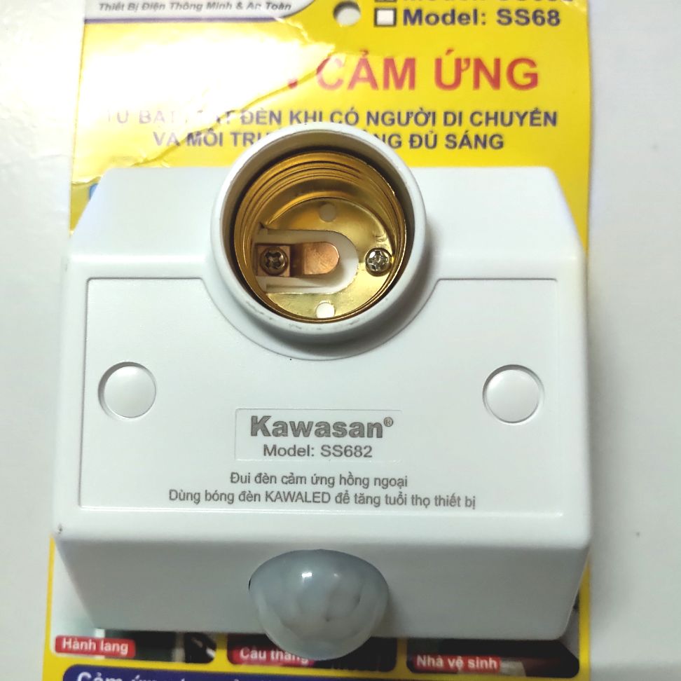 Đui đèn cảm ứng kawasan ss682