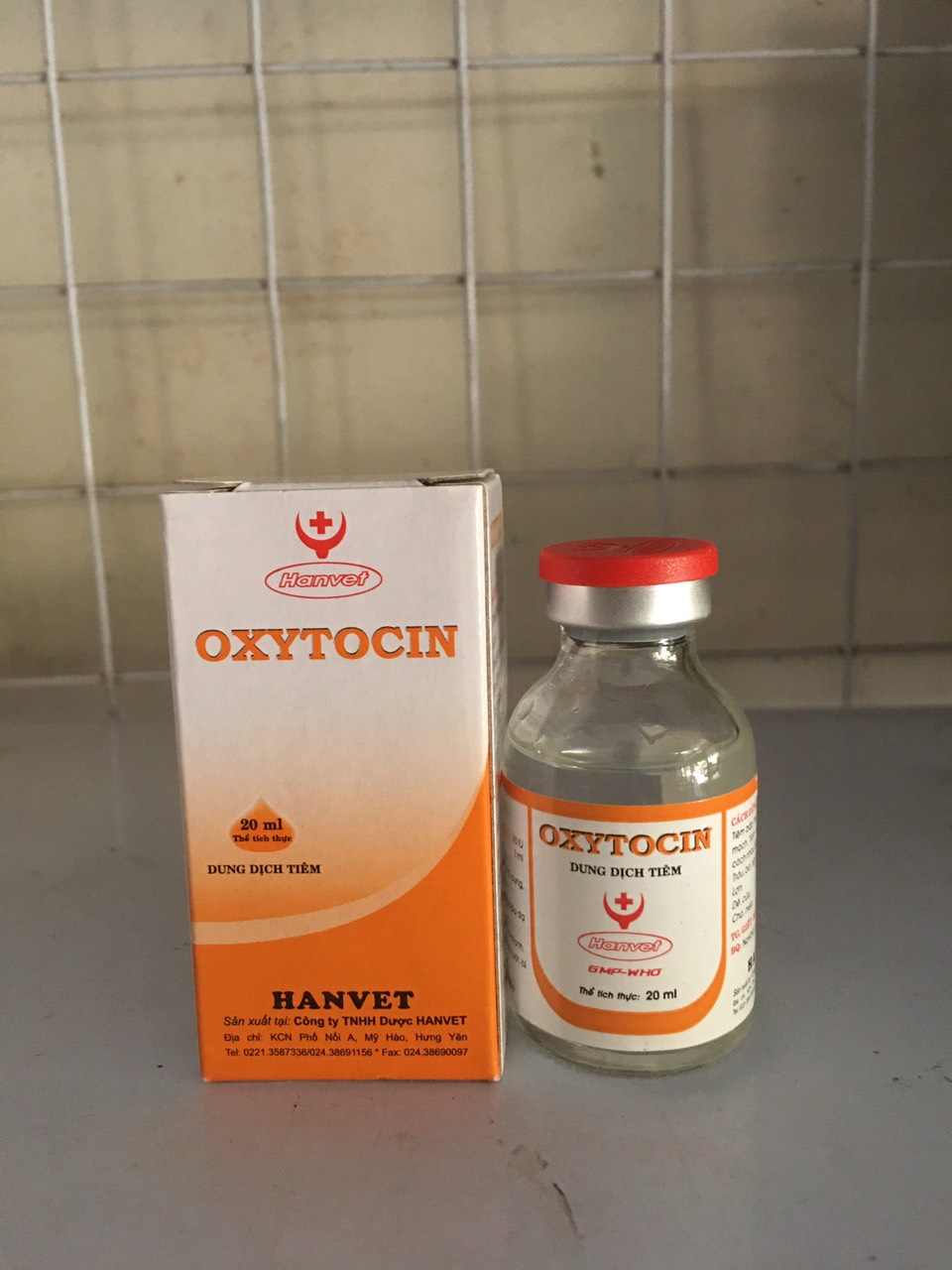 1 lọ oxytocin cho chó, mèo, lợn, trâu, bò