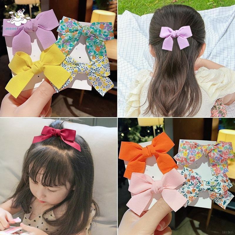 [MỚI] SET 2 KẸP TÓC NƠ VINTAGE XINH XẮN CHO BÉ YÊU | PHONG CÁCH HÀN QUỐC | VIDEO THẬT | SHOP BEECOW