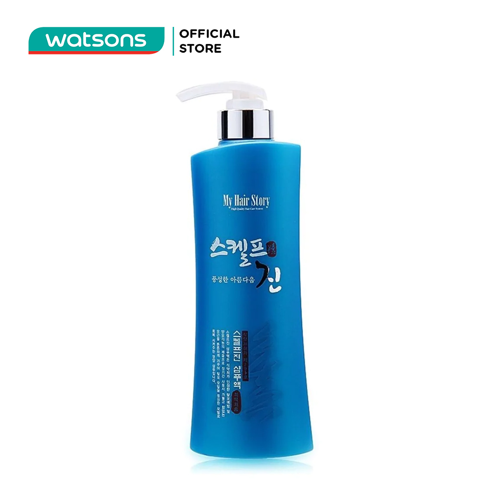 Dầu gội dưỡng da dầu ngăn tóc rụng & tóc bạc r&b scalp jin 510ml