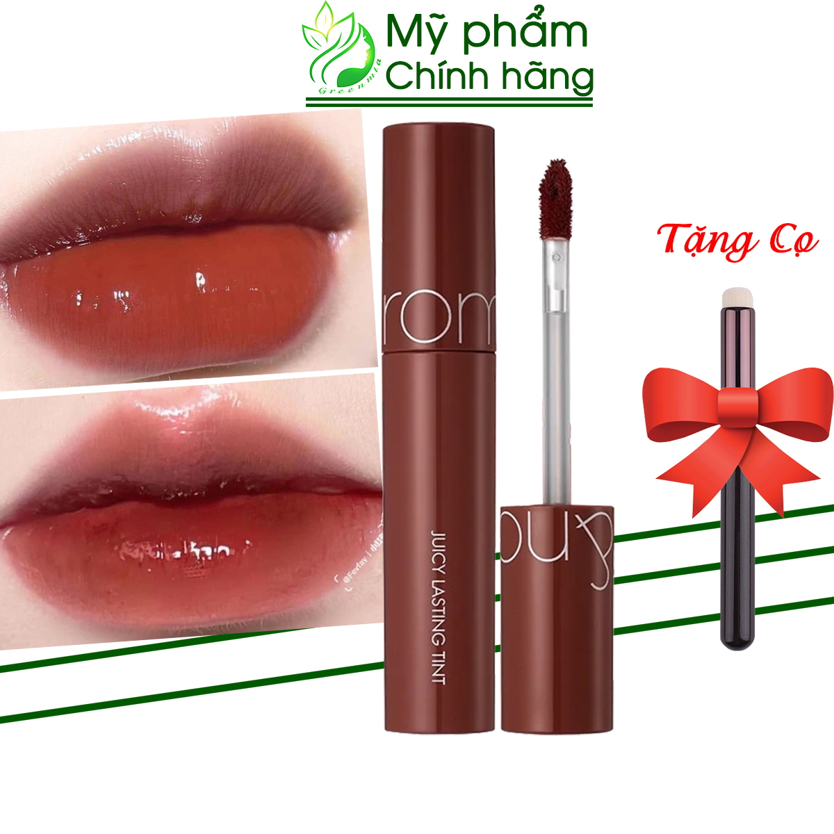   Hoàn tiền 20%  Son Romand Bóng Juicy Lasting Tint Màu 20 Dark Coconut Hồng Nâu 5 ML   CAM KẾT CHÍNH HÃNG  