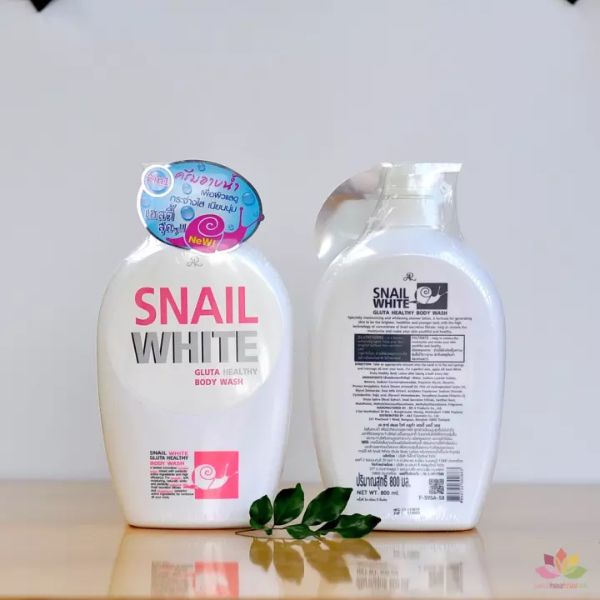 Sữa tắm ốc sên Snail White Thái lan 800ml- Tặng 1 mặt nạ dưỡng da ban đêm