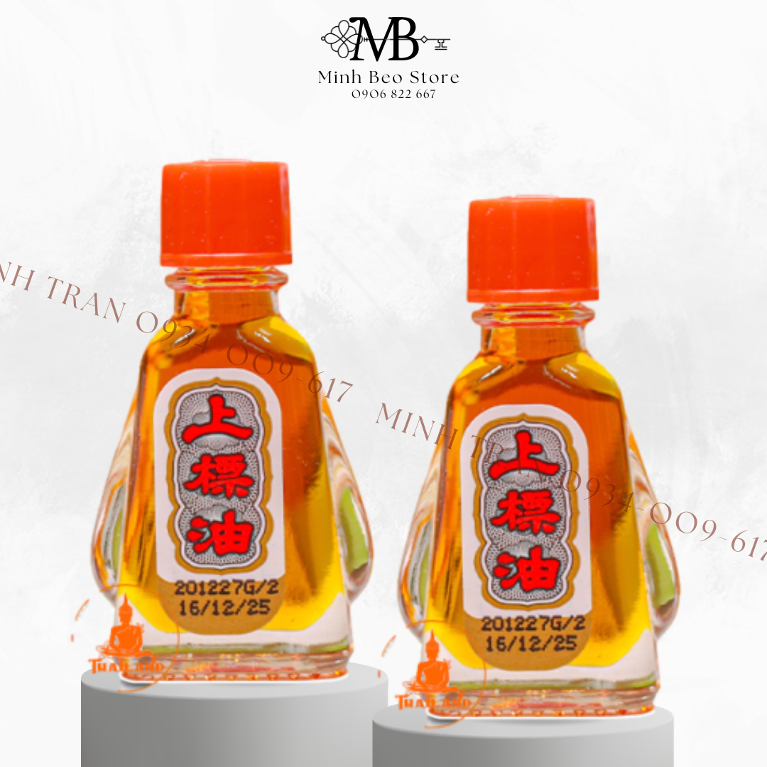 Dầu gió đỏ ông già thái lan siang pure oil formula i thái lan 3ml