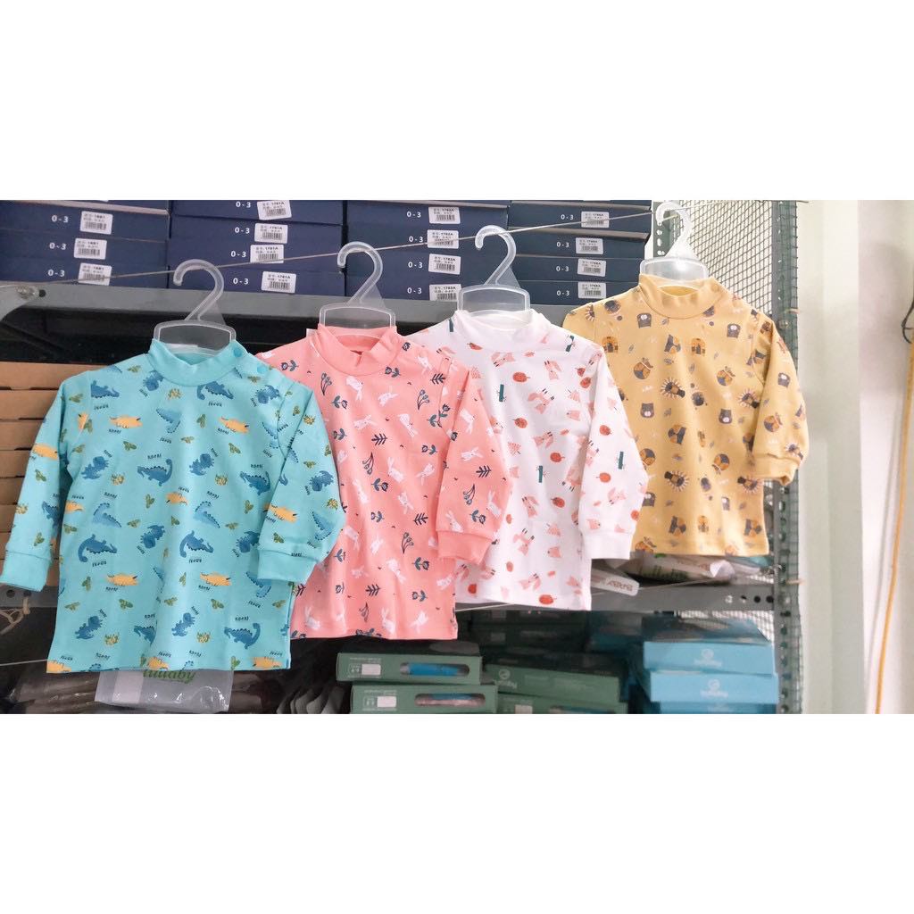 Áo cổ lọ bé trai/gái cotton dày Lullaby NH132B