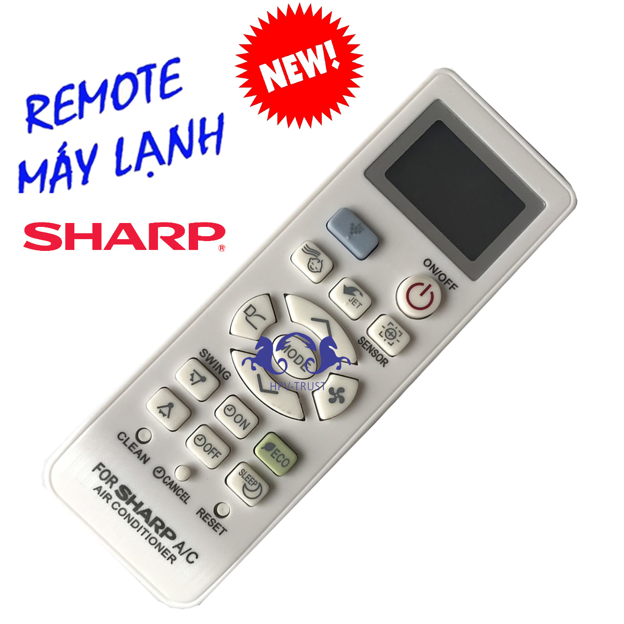 Remote Điều Khiển Máy Lạnh, Điều Hòa SHARP AH-X9UEW, AH-X12VEW, AH-X12STW, AH-X18VEW