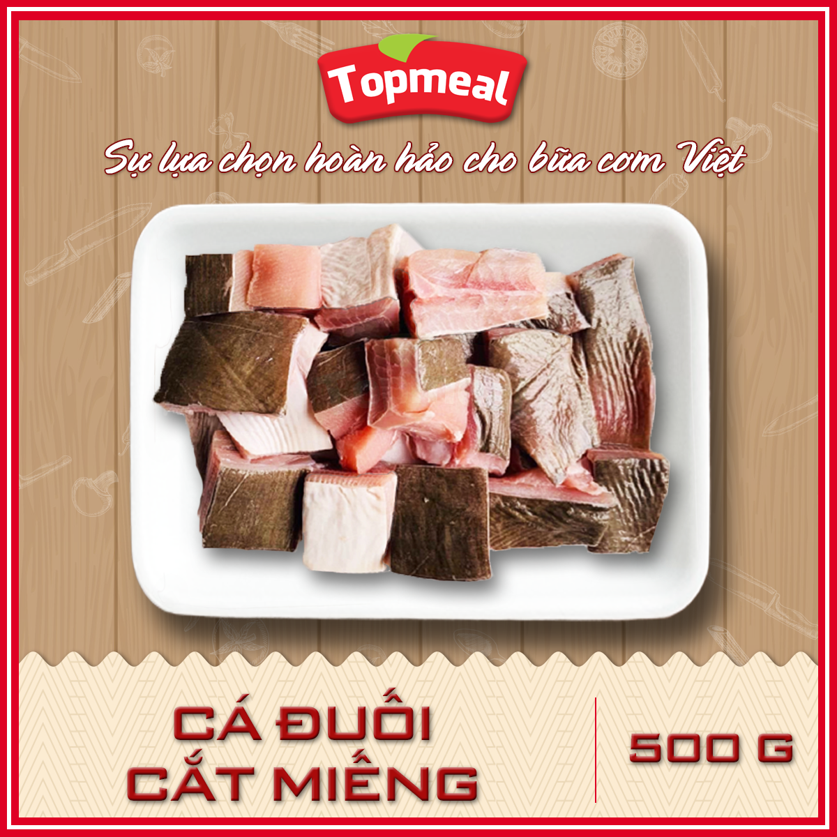 HCM - Cá đuối cắt miếng (500 g) - [Giao nhanh TPHCM]