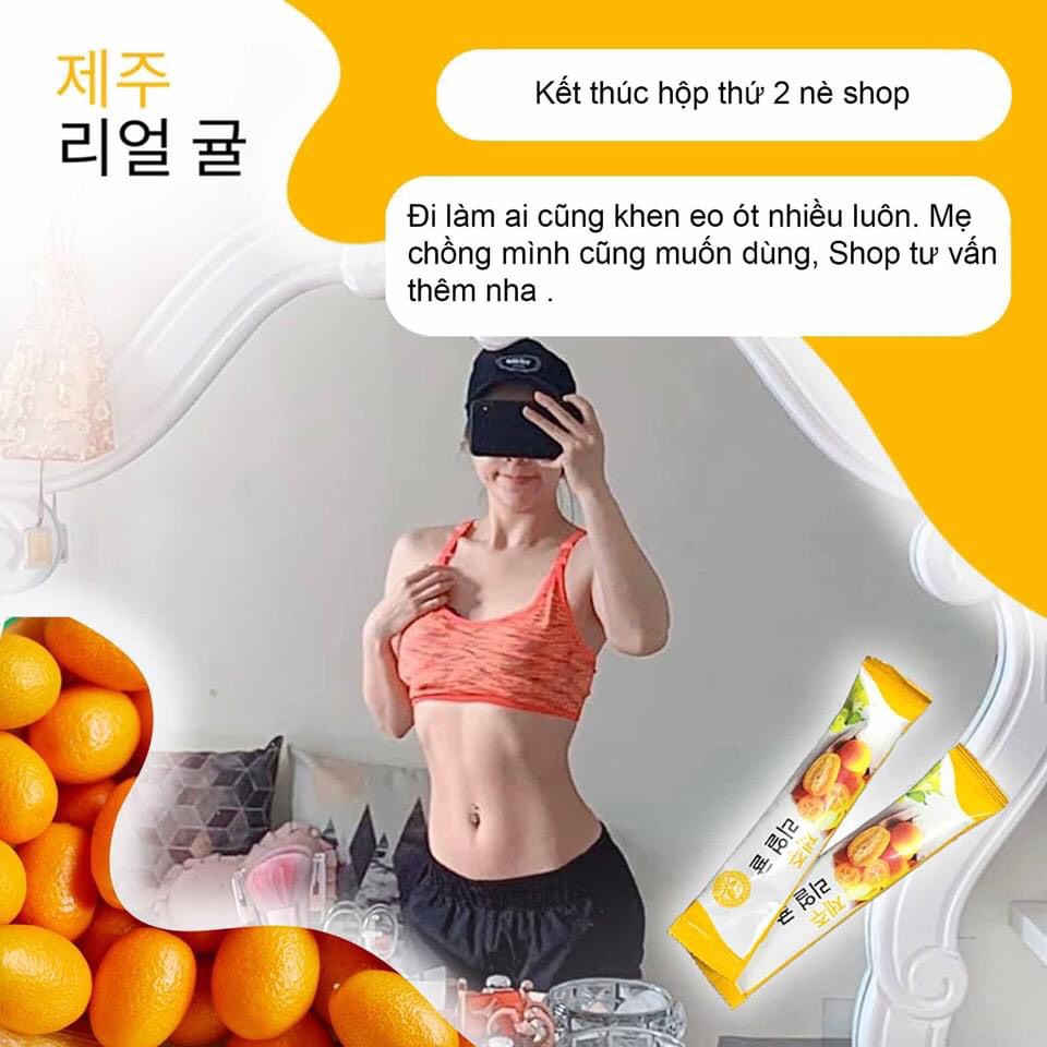 Hôp trà tắc JeJu của Hàn Quốc Giảm Cân Đẹp Da